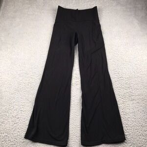 Athleta Black Flare Leggings with Pockets